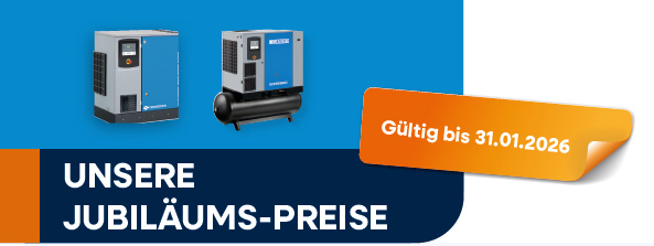 Jubiläums-Angebot Industrie-Kompressoren